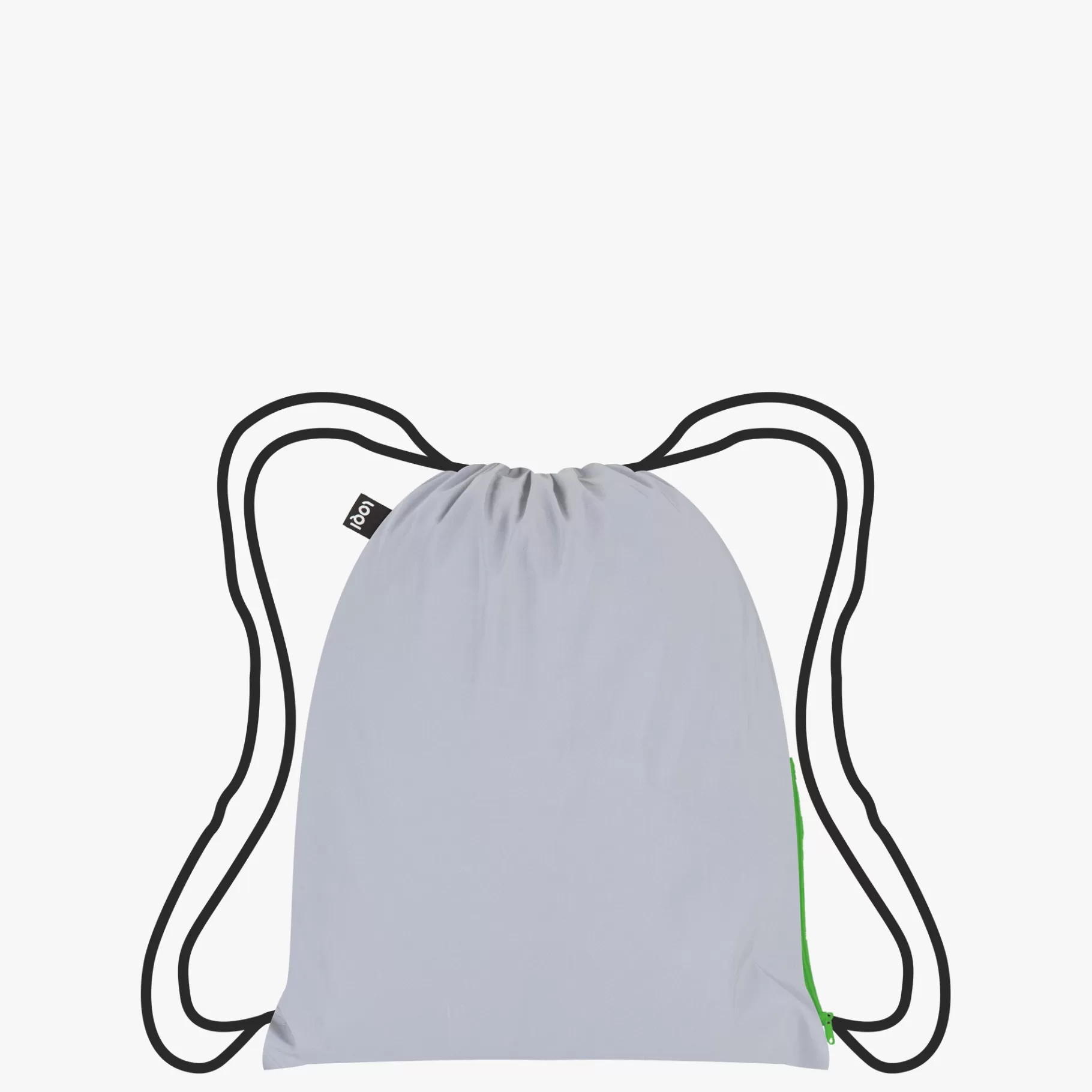 LOQI Sac à dos moyen REFLECTIVE Neon Green*Enfant Enfants