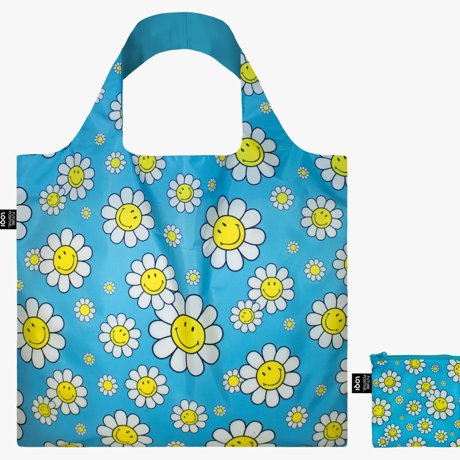 LOQI SMILEY Flowers Sac recyclé Aquarius* Sacs