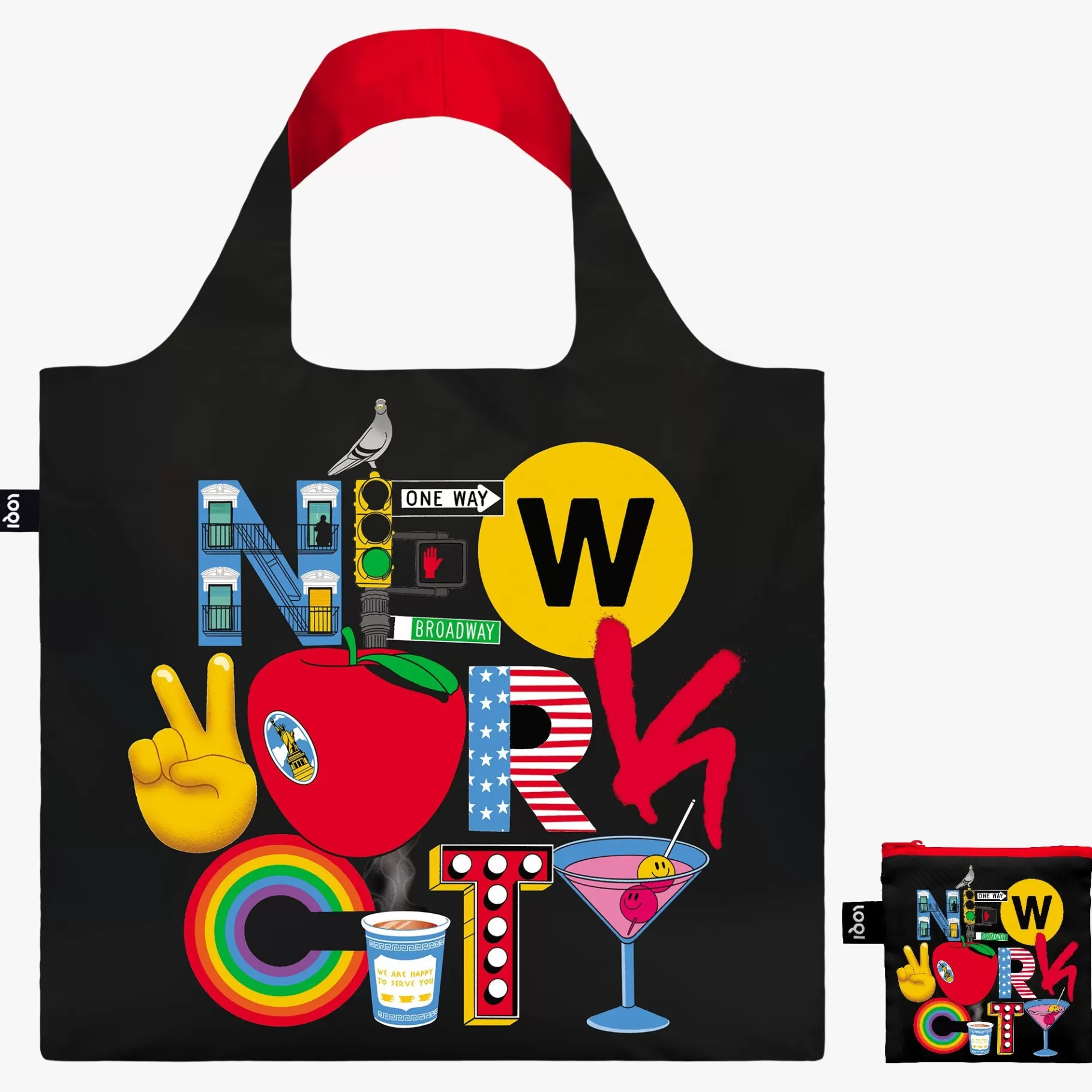 LOQI TOBY TRIUMPH Sac recyclé pour la ville de New York* Sacs