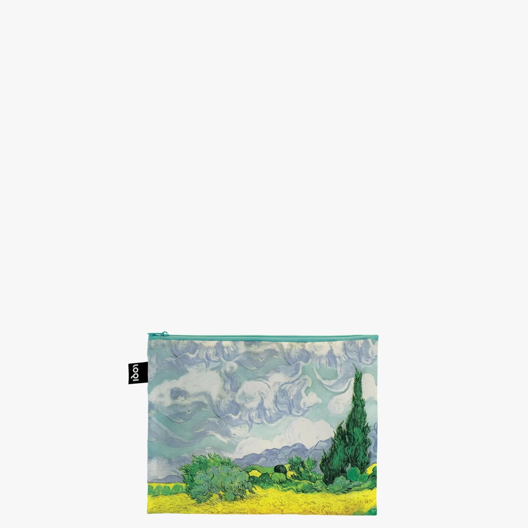 vincent_van_gogh_nuit_toile_champ_de_bl_iris_pochettes_zippes_recycles_3.webp LOQI VINCENT VAN GOGH Nuit étoilée, champ de blé, iris Pochettes zippées recyclées* Poches Zippées