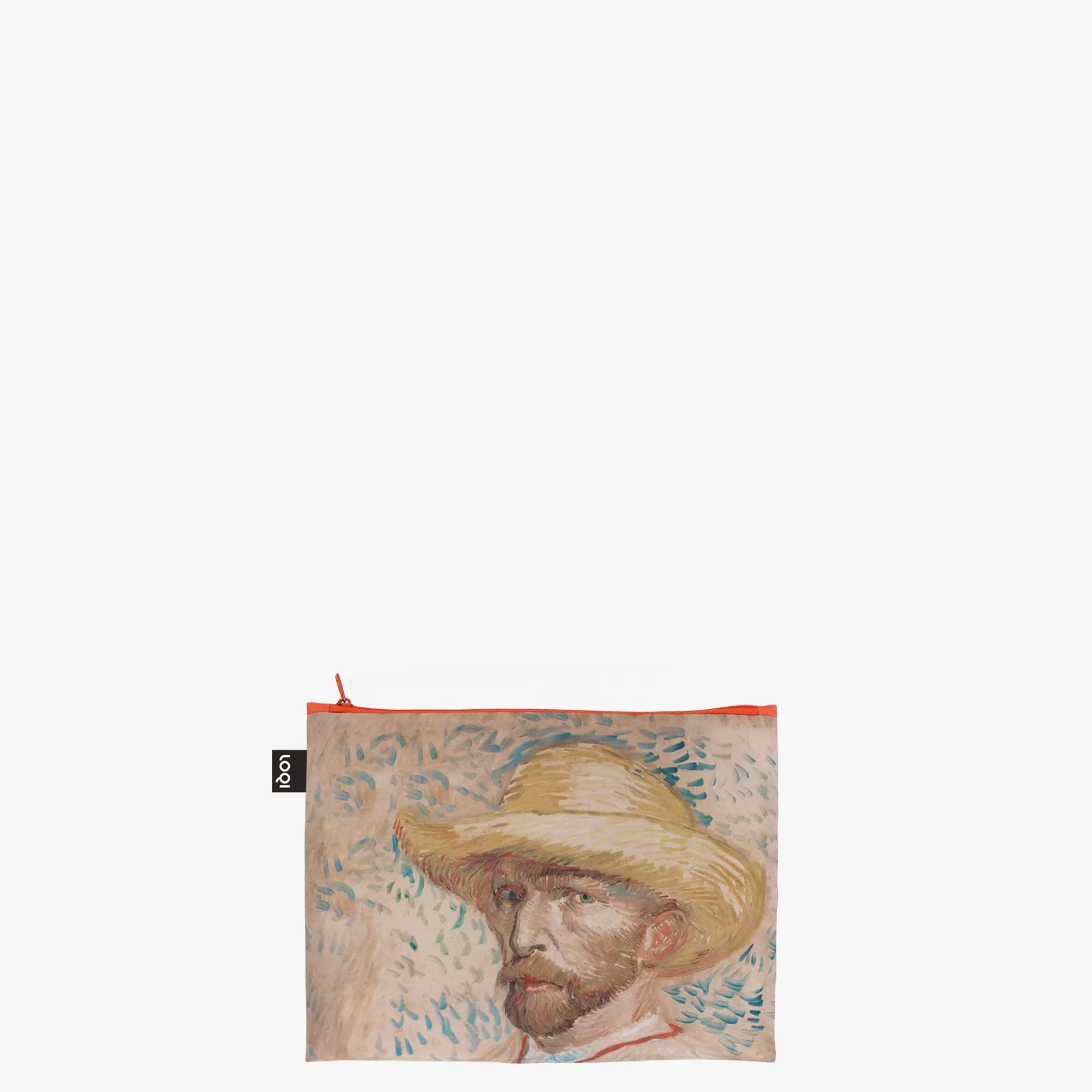 LOQI VINCENT VAN GOGH Tournesols, Self-Portrait, pochettes zippées recyclées Almond Blossom* Poches Zippées