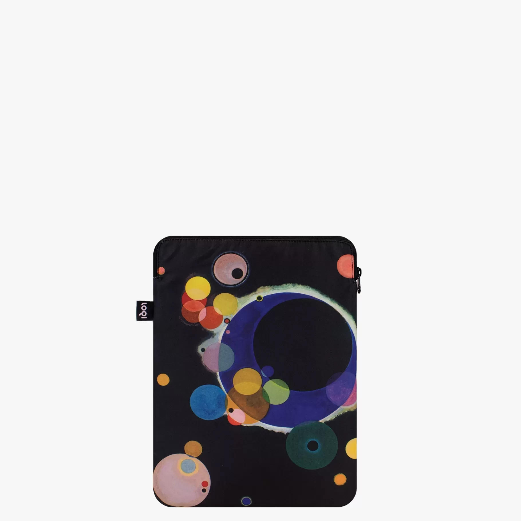 LOQI WASSILY KANDINSKY Pochette pour ordinateur portable recyclée à plusieurs cercles* Housses Pour Ordinateurs Portables